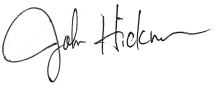 john hickman signature